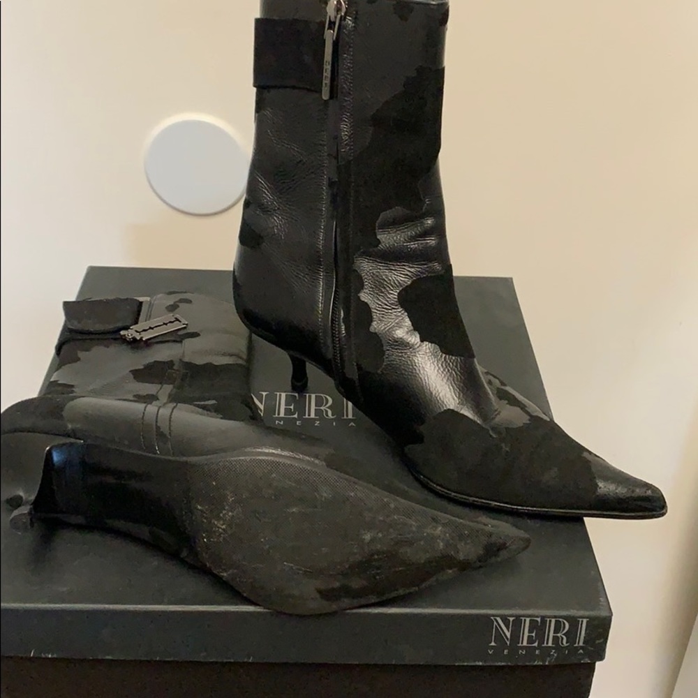 Made in Italy size36.5 black boots - Picture 7 of 8